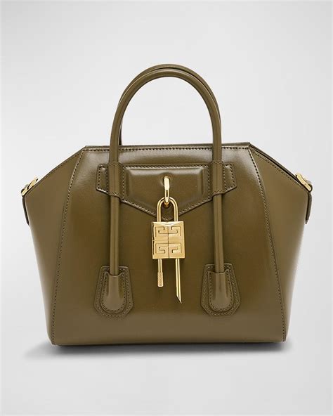 givenchy antigona dark green|givenchy antigona lock bag.